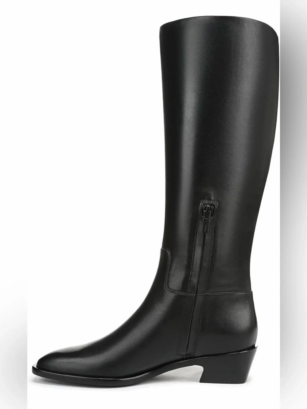 Vince Andes Zip Tall Boots- Black